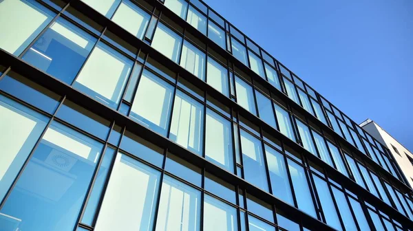 Stadtbild Bürogebäude Mit Moderner Unternehmensarchitektur Geschäfts Und Erfolgskonzept Glasfassade Des — Stockfoto
