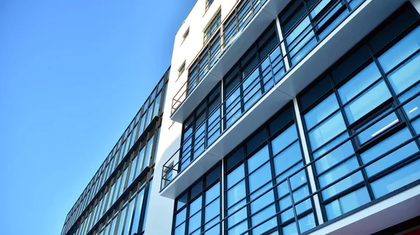 Cityscape Office Buildings Modern Corporate Architecture Business Success Concept Glass — стоковое фото