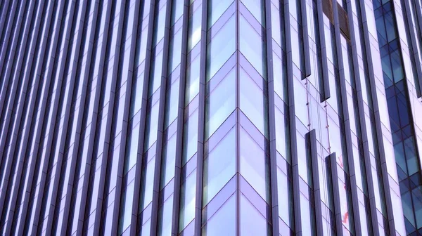 Θραύσματα Κτιρίων Στην Επιχειρηματική Περιοχή Της Σύγχρονης Πόλης Πολυώροφο Κτίριο — Φωτογραφία Αρχείου