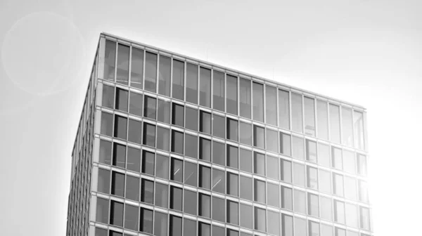 Городское Абстрактное Оконная Стена Офисного Здания Снимок Современного Делового Здания — стоковое фото