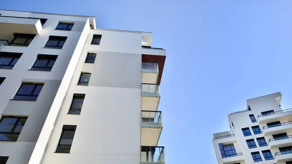Stadsgezicht Van Een Woonwijk Met Moderne Appartementengebouwen Nieuw Stedelijk Landschap — Stockfoto
