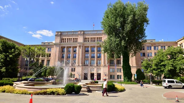 Варшава Польща Червня 2022 Будівництво Міністерства Фінансів — стокове фото