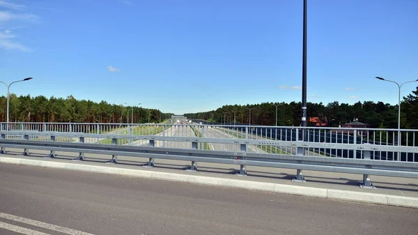 Warsaw Poland August 2022 View Cars Expressway Southern Bypass Warsaw — Photo