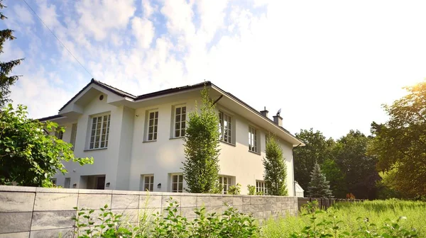 Warsaw Poland August 2022 Area Family Houses Green District Wawer — Stok fotoğraf