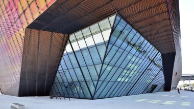 Szczecin, Poland. 17 August 2022. The building of the Marine Science Centername of Jerzy Stelmach  in Szczecin. 