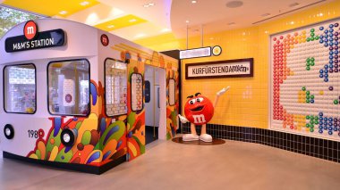 Berlin, Germany. 16 August 2022. Inside the m and m
