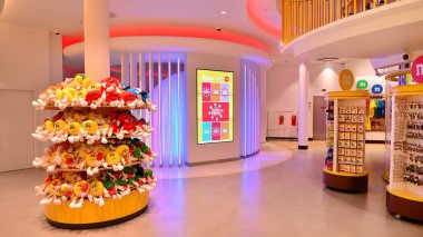 Berlin, Germany. 16 August 2022. Inside the m and m