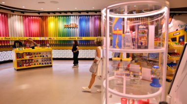 Berlin, Germany. 16 August 2022. Inside the m and m