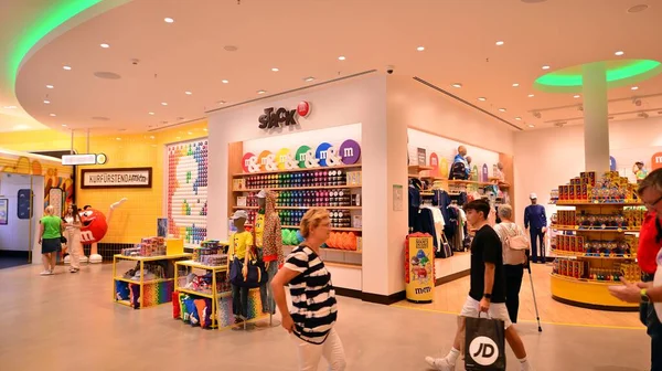 Berlin, Germany. 16 August 2022. Inside the m and m