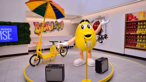 Berlin, Germany. 16 August 2022. Inside the m and m