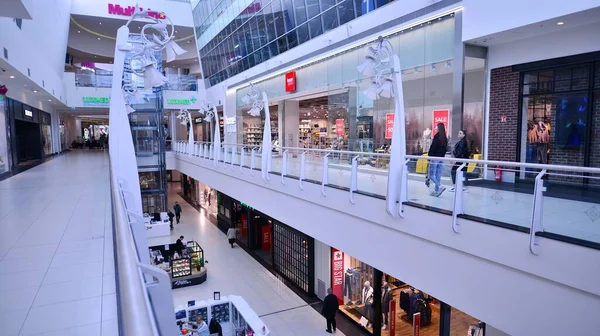 Varsóvia Polónia Outubro 2022 Interior Centro Comercial Wola Park — Fotografia de Stock