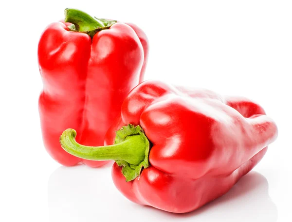 Big red peppers — Stock Photo, Image