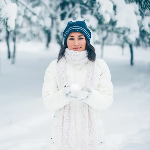 Winter girl — Stock Photo, Image