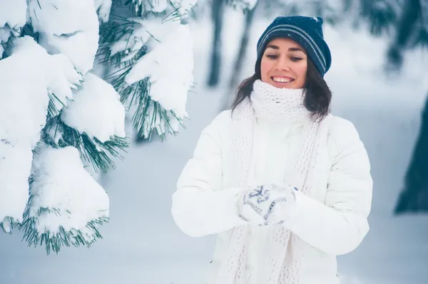 Inverno ragazza — Foto Stock