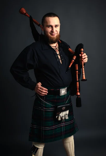 Scottish piper — Stock Photo, Image