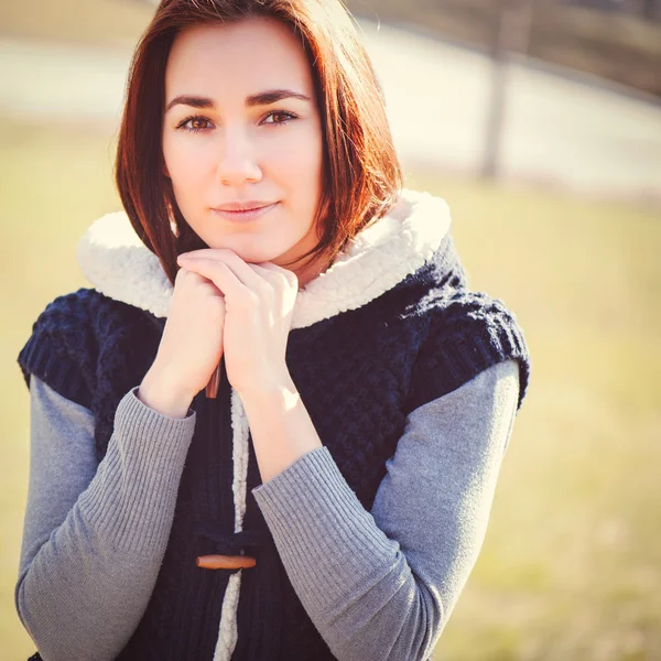 Young thoughtful woman Royalty Free Stock Images