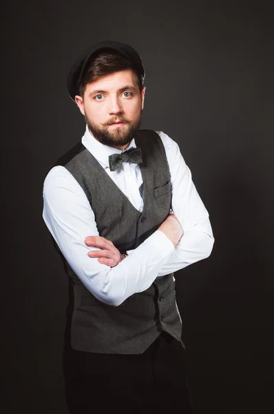 Man with bow tie — Stock Photo, Image