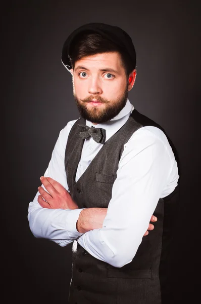 Man with bow tie — Stock Photo, Image