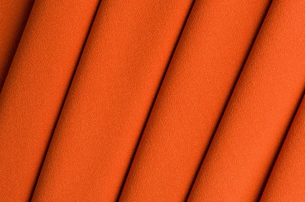 Red cloth with straight folds — Stock Photo, Image
