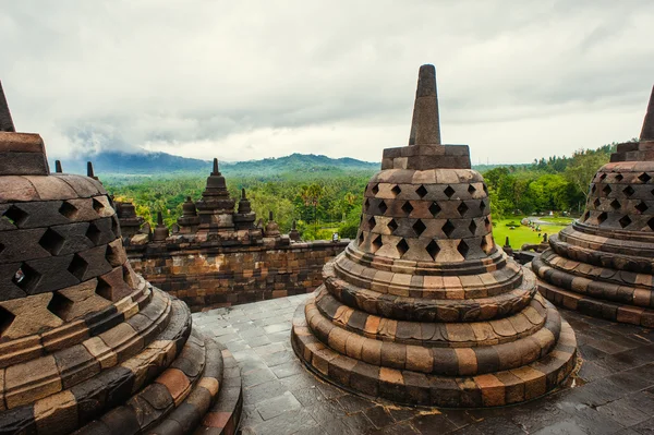 Stupa borobudur içinde — Stok fotoğraf