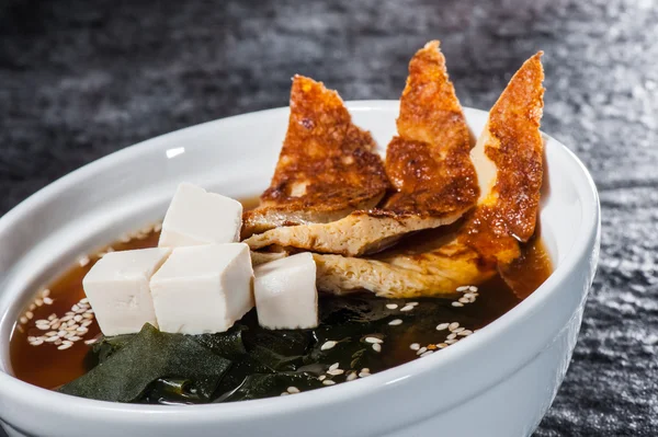 Tamago miso soup — Stock Photo, Image