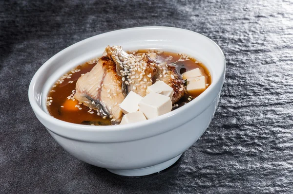 Unagi miso soup — Stock Photo, Image