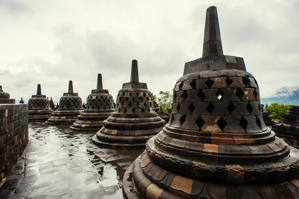 Στούπα στη borobudur — Φωτογραφία Αρχείου