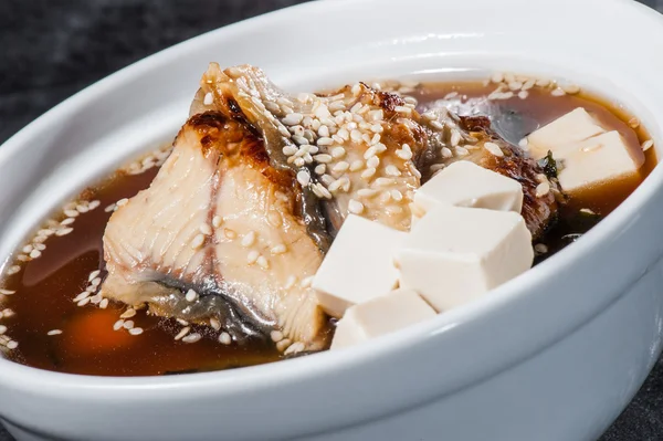 Unagi miso soup — Stock Photo, Image