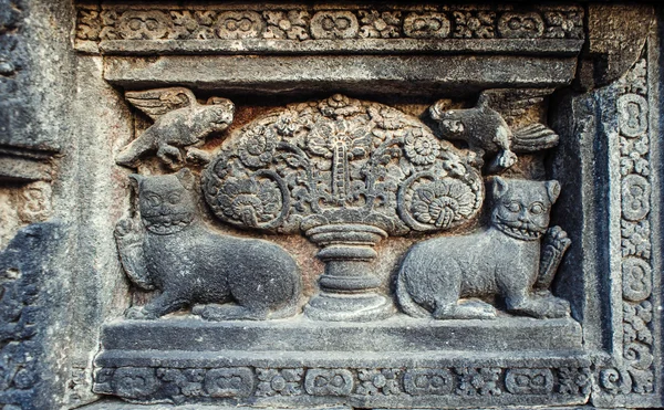 Bas-relief à Prambanan — Photo