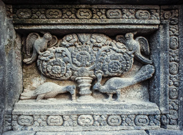 Bas-relief in Prambanan — Stock Photo, Image