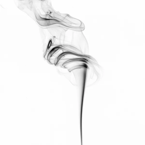 Cloud of black smoke — Stock Photo, Image