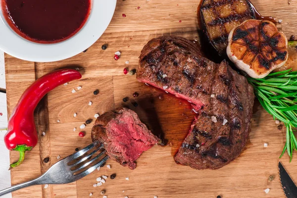 Steak aux épices — Photo