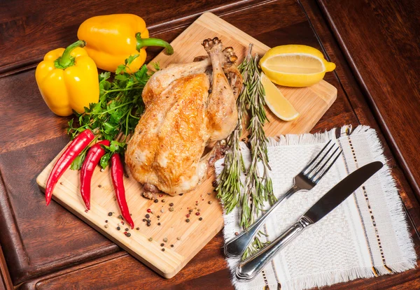 Fried spicy chicken — Stock Photo, Image