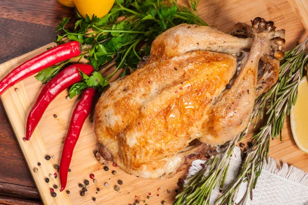 Smažené pikantní kuře — Stock fotografie