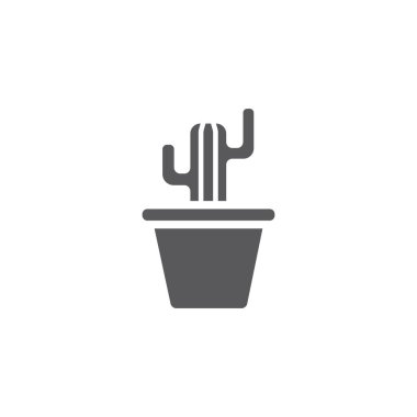 Plant pot icon. Vector signs for web graphics