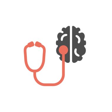 Brain diagnostics icon. Vector sign for web graphics
