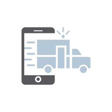 ambulance online icon. Vector sign for web graphic