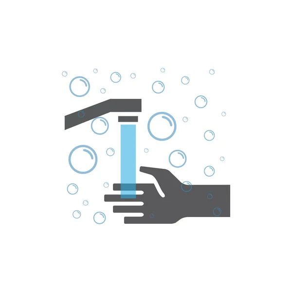 Чистые Руки Защищают Инфекции Векторные Знаки Веб Графики Лицензионные Стоковые Иллюстрации