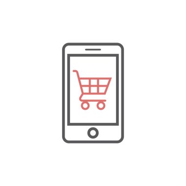 Pharmacy Online. Line icon. Ordering drugs. Vector signs for web graphics