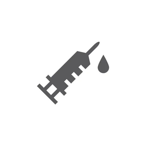 Syringe Icon Vector Sign Web Graphic — Stockový vektor