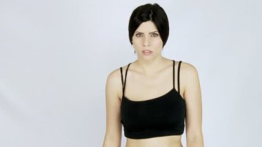 Bayan kızgın kutu ve yumruk başladı