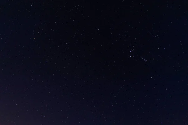 Vista Las Estrellas Del Cielo Nocturno Cráter Mitzpe Ramón Negev — Foto de Stock