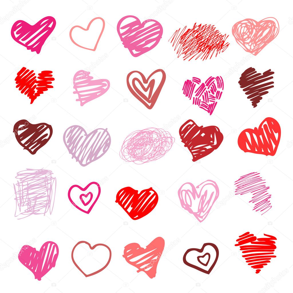 Love. Heart illustration isolated.