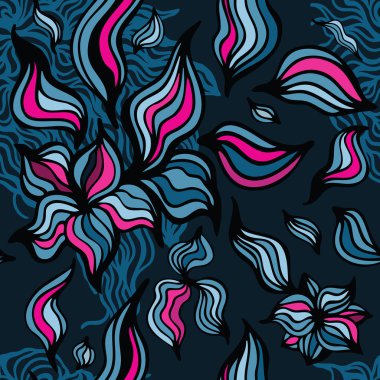 soyut çiçek background. seamless modeli