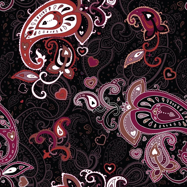 Vintage motif paisley — Image vectorielle