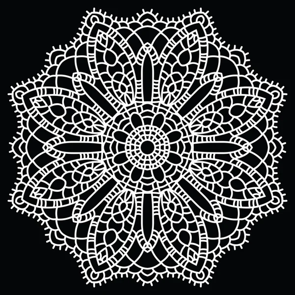 tığ işi dantel mandala.