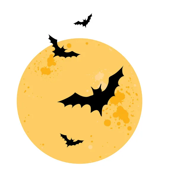 Murciélagos. Ilustración vectorial Halloween — Archivo Imágenes Vectoriales