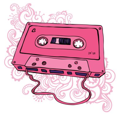ses kaseti. Retro kaset