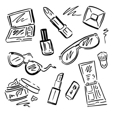 kozmetik. makyaj seti.