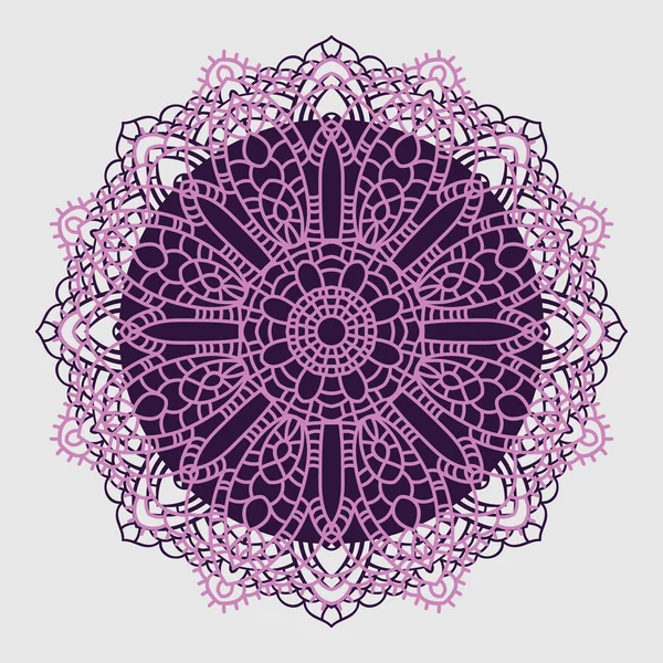 Mandala. Indisches Dekormuster. — Stockvektor